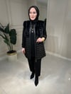 9313 Fermuarlı Kürklü Kombinli Yelek