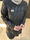Ak1325 Güpür Broşlu Tunik
