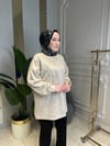Ak1375 Taşlı Örme Tunik