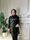 Ak3085 Zebra Desen Taş Detaylı Tunik