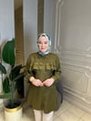 Ak3194 Tencel Fırfırlı Tunik