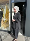 Ak32880 Konik Pantolonlu Fermuarlı Takım