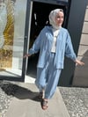 Ak32880 Konik Pantolonlu Fermuarlı Takım