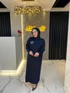 Ak4327 Aksesuarlı Comfort Elbise