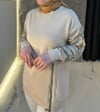 Ak4457 Kol Saten Sweatshirt