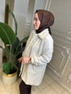 Ak6037 Astarlı Simli Triko Bumber Kap