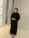 Ak6084 Ceket Yaka Dantel Abaya