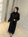 Ak6084 Ceket Yaka Dantel Abaya
