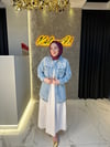 AK7120 DENİM PAPATYA CEKET