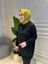 Ak9578 Taşlı Hırka