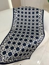Geometrik Leopar Desen Şal