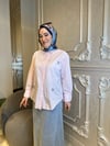 Missemramis4363 Taş Aksesuarlı Gömlek