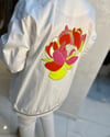 Missemramiss4358 Nakışlı Saten Viscon Bomber