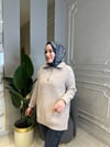 Missemramiss4577 Moderna Fermuarlı Kazak