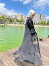 Orhan Dantel 2'li Abaya Tkm