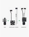 Bambu Lab X1e Paslanmaz Çelik 0,4mm Nozul Hotend Tam Ünite Fah014
