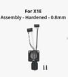 Bambu Lab X1e Paslanmaz Çelik 0,4mm Nozul Hotend Tam Ünite Fah014