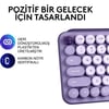 Logitech Pop Keys 920-011527 Türkçe Q Lila Kablosuz Klavye