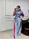 H4 Kargo Cepli Denim Pantolon