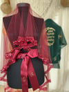 SHİNY GELİN MENDİLİ VE İSİM BASKILI DAMAT ÖRTÜSÜ 
