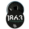 Darüşşafaka 1863 Siyah Baskılı Buzdolabı Magnet Kapak Açacak