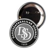 Darüşşafakalılar Derneği Logo Siyah Beyaz Baskılı İğneli Çanta Rozeti