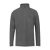 DŞD Nakış Logolu Yarım Fermuarlı Kangru Cepli Polar Sweatshirt