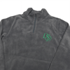 DŞD Nakış Logolu Yarım Fermuarlı Kangru Cepli Polar Sweatshirt