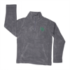 DŞD Nakış Logolu Yarım Fermuarlı Kangru Cepli Polar Sweatshirt