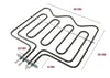 FIRIN REZİSTANS 2000W+1500W 33*33CM 6,5MM 220V (ARÇELİK)
