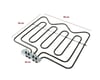 FIRIN REZİSTANS 2000W+1500W 38,5*34CM 6,5MM BÜKÜMLÜ FLANŞ