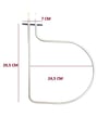 FIRIN REZİSTANS 650W 24,5*29,5CM 6,5MM 220V (MİDE TİPİ)