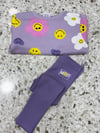 C1725 SMILEY DESENLİ LİLA TAKIM