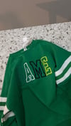 C1813 W.POİNT GAME NAKIŞLI YEŞİL SWEAT
