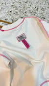 C1843 W.POİNT PEMBE DİKİŞ DETAYLI EKRU SWEAT