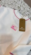 C1843 W.POİNT PEMBE DİKİŞ DETAYLI EKRU SWEAT