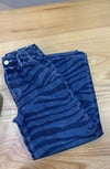 C1959 H.M WIDE LEG ZEBRA DESEN İNCE JEAN