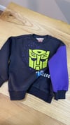 C2054 TRANSFORMERS BASKILI ANTRASİT SWEAT