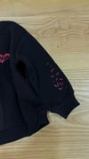 C2056 BATMAN BASKILI SİYAH SWEAT