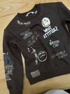 C2083 SMILEY WORLD BASKILI KAHVERENGİ SWEAT