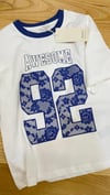 C2185 R.VED MAVİ BASKILI BEYAZ T-SHIRT