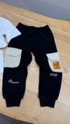 C2187 KARGO CEPLİ SİYAH JOGGER