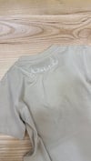 C2212 ZR BEJ NAKIŞ DETAYLI T-SHIRT