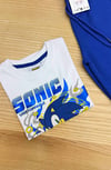 C2228 SONİC BASKILI BEYAZ T-SHIRT