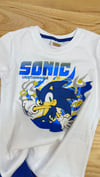 C2228 SONİC BASKILI BEYAZ T-SHIRT