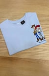 C2229 TOY STORY BASKILI MAVİ T-SHIRT