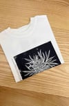 C2230 ÇİÇEK BASKILI KREM T-SHIRT