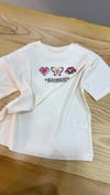 C2233 ZR KANAVİÇE DETAYLI KREM T-SHIRT