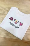 C2233 ZR KANAVİÇE DETAYLI KREM T-SHIRT