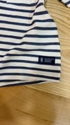 C2236 LACİVERT ÇİZGİLİ ÖRME CEPLİ T-SHIRT